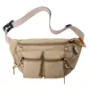 Nova Bolsa de Peito Unissex Estilo Coreano para Trabalho com Múltiplos Bolsos, Bolsa Esportiva Casual para Ciclismo Fashion e Única, Bolsa Transversal Estilo de Rua