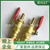 Set de Válvula Conector Rápido para Manguera de Lavado de Autos Integrado con Tuerca Antiaflojamiento Interruptor de Válvula de Pistola de Agua Estándar Americano