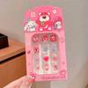Lindas pegatinas de uñas de la serie Sanrio, exquisitas pegatinas de uñas para niños, pegatinas de uñas Kulomi Meruti para niños