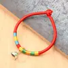 Pulsera de Cuerda Colorida del Festival del Bote del Dragón para Niños Bebé Tejida con Hilo de Colores Hecha a Mano DIY Terminada Cuerda de Mano Pequeño Zongzi Regalo