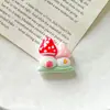 Accesorios de Resina de Dibujos Animados, Imanes para Nevera de Hongo con Pegamento de Crema, Colgantes para Llaveros, Pinzas para el Cabello de Bricolaje, Fundas para Teléfono, Hebillas para Zapatos