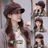 Gorros de invierno en liquidación para mujer, estilo coreano, gruesos y cálidos, versátiles, tipo cubo, que hacen que el rostro parezca más pequeño, ideales para puestos de mercado nocturno.