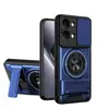 Adequado para Capa de Celular Xiaomi Redmi Turbo5Max Shunjia e Capa Protetora com Suporte de Janela Deslizante Redmi Turbo4Pro