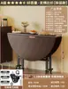 Mesa Plegable Mesa de Comedor Redonda para el Hogar Mesa de Comedor para Apartamento Pequeño Mesa Redonda Grande Desmontable Simple para Alquiler Restaurante