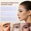 Pegatinas Auxiliares Desechables para Tatuaje de Cejas Transfronterizo y Bordado, Posicionamiento Ajustable para Dar Forma a las Cejas, Dibujo de Cejas, Teñido de Cejas, Tatuaje con Aerógrafo y Pegatinas para Maquillaje de Ojos