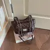 Bolso rojo para mujer 2026 nuevo otoño vintage piel encerada al aceite acolchado cadena hombro axila bandolera bolso de boda