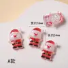 Acessórios de Natal Patch Boneco de Neve Acessórios de Resina Acessórios para Joias DIY Acessórios para Capa de Celular Acessórios para Cabelo Acessórios