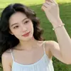 Pulsera Sencilla y Exquisita de Perla de Agua Dulce Zhuji en Forma de Gota, Pulsera Hecha a Mano Envuelta en Alambre de Cobre Dorado, Mayorista Fabricante de Joyería