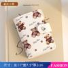 Bonita bolsa para tarjetas de dibujos animados, con hebilla para mujer, gran capacidad, ranura para múltiples tarjetas, ultrafina, pequeña, con abrazadera para tarjetas de conducir.