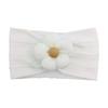 Série Mica de Venda Quente Transfronteiriça Faixa de Cabelo de Nylon Jacquard para Bebê Faixa de Cabeça Elástica Macia Europeia e Americana com Flores de Cinco Pétalas de Algodão