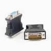 Atacado do Fabricante Conversor VGA para DVI24+5 Preto Adaptador Plug Conversor VGA Fêmea para DVI Macho Computador