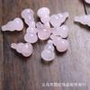 Cristal Rosa 10 * 17mm agujero horizontal colgante de calabaza borla horquilla Hanfu tocado tocado nupcial accesorios de material DIY