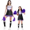 Uniformes de Cheerleading Transfronterizos para Padres e Hijos, Vestidos de Porrista de Fútbol para Niñas de Cinco Colores, Conjuntos de Porrista para Adultos
