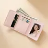 Billetera Pequeña Estilo Coreano con Lazo de Corazón 70% de Descuento para Mujer, Billetera de Moda y Elegante para Dama, Billetera para Monedas de Gran Capacidad, Transfronterizo