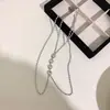 Cadena para el pecho y cadena corporal con forma de corazón y gota de agua incrustada de diamantes, estilo Deseo Puro Sexy, para mujer, Cadena para suéter de personalidad de nicho de lujo ligero, Chica Popular