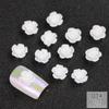 50 diamantes de resina para decoración de uñas, color mágico, rojo, explosión, manicura, camelia, joyería, tamaño, accesorios florales tridimensionales