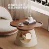 Lámpara de Mesa Casual Simple Lujo Pequeña Mesa de Café para Hogar Ventana de Bahía Mesa Kang Dormitorio Balcón Apartamento Pequeño Mesa de Celebridad de Internet Mesa de Café Creativa