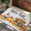 Felpudo de Halloween Transfronterizo Resistente a la Suciedad del Baño Terciopelo de Cristal Absorbente Antideslizante Felpudo para Puerta de Entrada Alfombra de Halloween