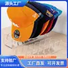 Suporte de Acrílico para Boné de Beisebol de Alta Transparência para Uso Transfronteiriço, Produto para Armazenamento de Chapéu com Proteção Solar, Suporte de Acrílico para Chapéus para Lojas de Roupas