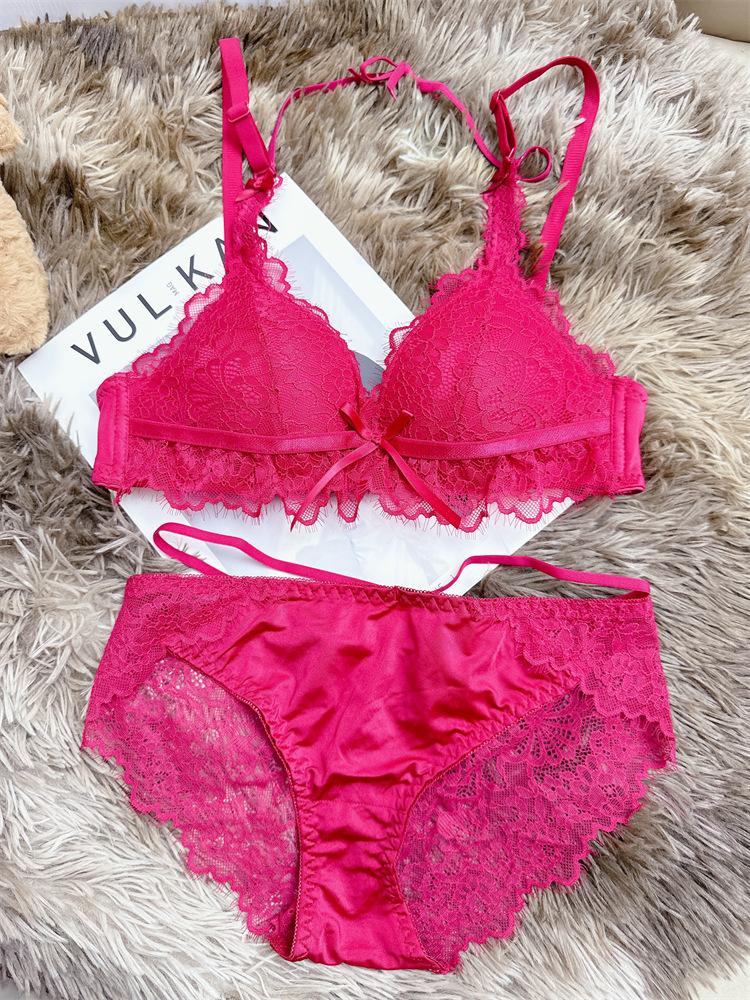 新款法式蕾丝纯欲挂脖详情图20