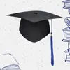 Productos Populares Directamente del Fabricante: Sombreros de Graduación para Adultos de 18 Años, Sombreros de Ceremonia de Graduación, Sombreros Académicos, Sombreros de Temporada de Graduación con Logo Personalizable