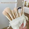 13 Conjunto de pincéis de maquiagem de lã macia Conjunto de pincéis Sombra em pó Base Blush Pincel de reparo Ferramenta de maquiagem para iniciantes