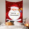 Navidad 2022 Nuevo Tapiz Atmósfera Decorativo Tela de Pared Guardería Papá Noel Tela Colgante Tela de Fondo
