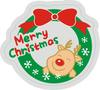 Calcomanías de sellado para empaque de horneado calcomanías decorativas Navidad Merrg calcomanías de sellado de Navidad 9 piezas