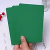 Venta al por mayor del fabricante Postales de Color Sólido Colorido en Blanco con Esquinas Redondeadas Tarjetas de Felicitación 10*14.8cm 9*5.5cm Soporta Personalización