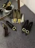 2026 Estilo Nuevo Estilo Maduro Punta Cuadrada Hebilla Cuadrada Corte Bajo Zapatos de Salón Tacones Altos Franceses