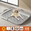 Inodoro extra grande para perros pequeños, medianos y grandes, diseño de panel plano con valla alta para evitar salpicaduras, viene con un soporte, venta al por mayor desde el fabricante