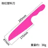 Cuchillo de Fruta de Plástico para Niños, Cuchillo para Pan Tostado, Cuchillo para Pasteles, Cuchillo Pelador de Verduras, Cuchillo para Suplementos Alimenticios de Bebé, Cuchillo para Cortar Verduras