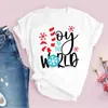 Amazon Tops para Mujer Nuevos Productos Árbol de Navidad Merry Claus Papá Noel Blancos Lindos Tops de Moda para Mujer