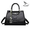 Bolsas Femininas Novo Estilo Estilo Transfronteiriço Elegante Retrô Uma Alça Moda Padrão Crocodilo Casual Versátil Bolsa Transversal
