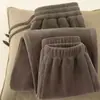 Pantalones Exclusivos de Doble Cara de Forro Polar Transfronterizos para Hombre, Ropa Exterior, Joggers con Puños, Felpa Adicional, Engrosados, Estilo Nuevo de Forro Polar, Calidez Invernal