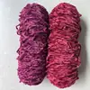 Terciopelo chenilla dorado bola de lana hecha a mano diy bufanda tejida hilo grueso paquete de materiales oso violento ganchillo zapatillas
