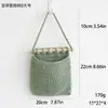 Suporte para Garrafa, Vaso de Flores, Ninho de Pássaro Trançado à Mão, Rede de Gota d'Água, Corda de Algodão Trançada à Mão, Sacola de Rede para Frutas Crocheted, Armazenamento e Organizador