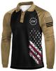 Jersey transfronterizo de color a juego para deportes de ocio, impresión 3D, ropa urbana retro, camisa deportiva de manga larga, ropa de hombre de comercio exterior