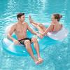 Original Genuino Bestway Flotador de Anillo de 8 Personajes con Almohada Doble Cama Flotante Inflable Cama de Agua Cojín de Aire para Agua 43009
