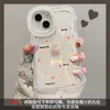 Funda Colorida con Forma de Corazón Adecuada para Apple 17 Pro Max, iPhone 15 Doble Soporte, 16 Transparente Xiaomi 14 Silicona