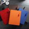 A5 70% de descuento Libreta de hojas sueltas colgante con bolígrafo, Cuero PU con textura de lino de imitación, Libreta con bolígrafo de firma insertable