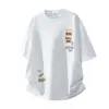 Algodón Puro Verano Moda Marca Casual Versátil Manga Corta Juventud Moda Verano Camiseta Top Nuevo Estilo t