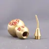 Adorno de Calabaza de Latón Puro para la Fortuna y el Bienestar para Decoración del Hogar, Manualidad para Escritorio de Oficina, Venta al por Mayor de Decoración de Calabaza