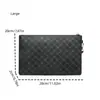 Bolsa de Mão para Comércio Exterior, Bolsa Masculina, Bolsa Envelope Fina Casual, Bolsa para Celular, Bolsa de Mão Clutch de Marca Moderna, Bolsa de Mão Leve