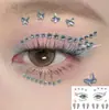 Pegatinas de Diamantes, Pegatinas Decorativas para Cara, Maquillaje de Escenario para Niña con Diamantes, Pegatinas de Cristal, Pegatinas de Maquillaje, Pegatinas para Cejas, Pegatinas de Tatuajes Transfronterizas