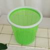 Atacado de Fábrica Anel de Pressão Plástico Oco Tampa de Lixeira Sem Tampa Espessada Lixeira Doméstica de Cozinha Sala de Estar Cesto de Lixo
