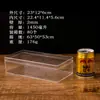 Caja Rectangular de Plástico Transparente con Tapa, de Grado Alimenticio, para Regalo, Joyería, Almacenamiento, Exhibición, Caja Acrílica