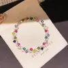 Pulsera Extraíble Ovalada de Circonita, Retro, Personalizada, Moderna, Exquisita, Elegante Pulsera, Lujo Ligero, Joyería de Gama Alta para Mujeres