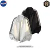 Cardigan de manga larga de alta calidad con diseño moderno de la marca NASA, sudadera con cuello alto, chaqueta de moda casual de otoño para hombre