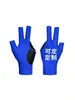 Guantes de Billar Empacados Individualmente Grado de Alta Gama Negros Transpirables Elásticos Sin Dedos Antideslizantes Seda de Hielo Privados de Tres Dedos Accesorios de Billar